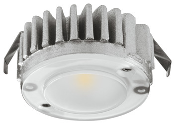 Light module, Häfele Loox5 LED 2040 12 V modular 2-pin (monochrome) drill hole ⌀ 35 mm aluminium