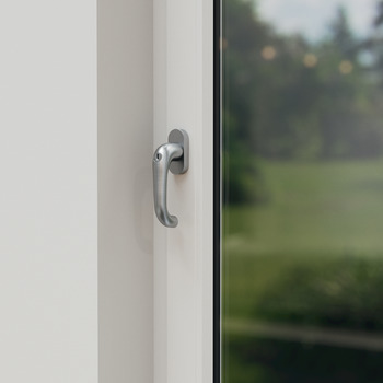 Window handle, Häfele Startec PWH 4102 stainless steel