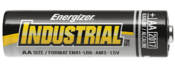 Batteri, Mignon, AA, LR06, alkali-mangan, 1,5 V, Industrial