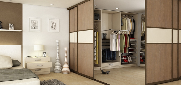 Rooms can be divided into different usage areas with little effort.