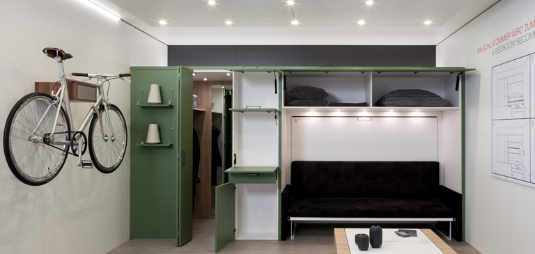  A multifunctional all-rounder which even provides space in the smallest of rooms.