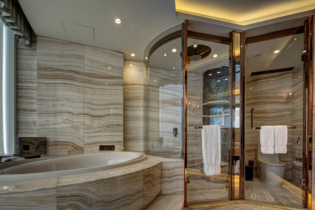 Bathroom on the Sheraton Huzhou Hot Spring Resort
