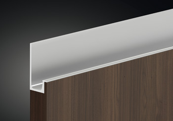 Handle profile, Aluminium, for handle-less front appearance