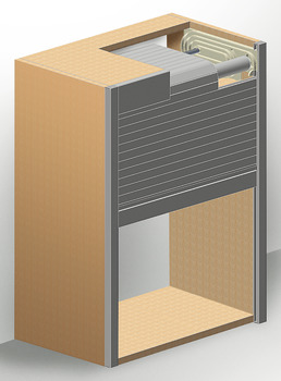 Tambour door, A1, A2 or A3 module