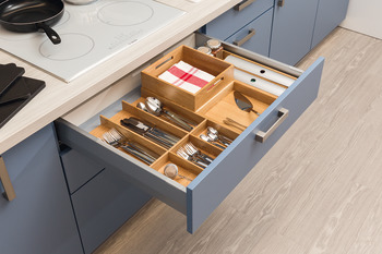 Cross divider insert, Drawer compartment system, universal, flexible
