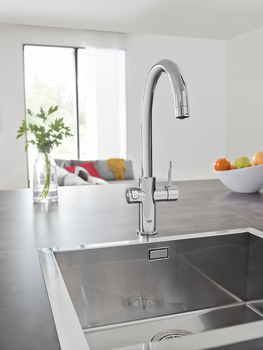 Single lever tap, Mixer tap, Grohe Red® Mono