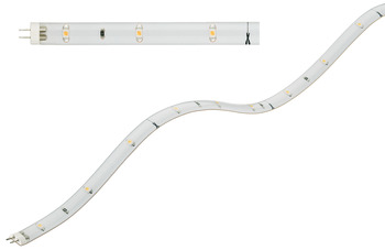 LED silicone strip light, Häfele Loox LED 2011 12 V, 36 LEDs/m, 2.5 W/m, IP20