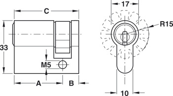 Profile Cylinder, Kaba master key system, system Gemini