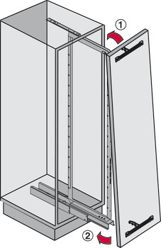 Front stabiliser, For frame doors