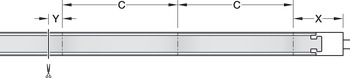 LED strip light with PUR encapsulation, LED 1160 24 V 4-pin (RGB), 120 LEDs/m, 28.8 W/m, IP67