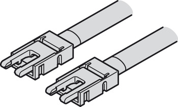 Interconnecting lead, for Häfele Loox5 LED strip light 8 mm, COB 2-pin (monochrome)