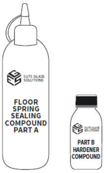Sealing compound, for floor spring