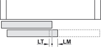 Aluminium frame profile, Vertical