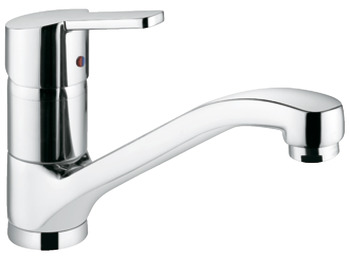 Single lever tap, fixed spout