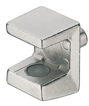 Shelf support, for inserting into drill hole ⌀ 5 mm, zinc alloy with plastic support