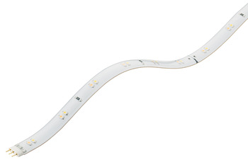 LED silicone strip light, Häfele Loox LED 3017 24 V 3-pin (multi-white), 72 LEDs/m, 5.5 W/m, IP20