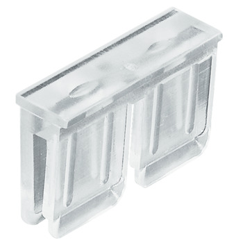 Connecting clip, plastic, DIN 5035
