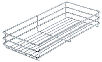 Wire basket, for kitchen cabinets, dimensions (D x H): 470 x 75 mm