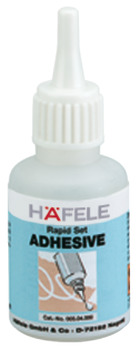 Rapid adhesive, Häfele rapid adhesive system, based on cyanoacrylate