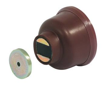 Door stop, For wall mounting, Magnetic, Pull 10 or 20 kg