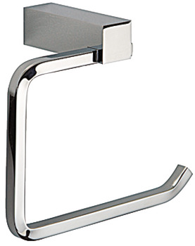 Toilet roll holder, square series, for screw fixing