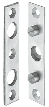 Hinge side protection, prepared for wall anchor, length 100 mm