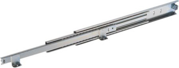 Ball bearing runners, full extension, Accuride 5517‐60, load-bearing capacity up to 60 kg, steel, for surface mounting