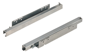 Concealed runner, VAP30 full extension, load-bearing capacity up to 30 kg, steel, installation with pins