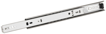 Ball bearing runners, single extension, Accuride 2132, load-bearing capacity up to 35 kg, steel, side mounting