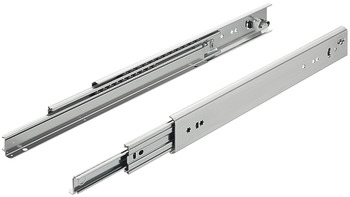 Ball bearing runners, Full extension, load bearing capacity up to 230 kg, steel