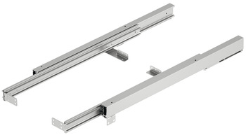 Ball bearing runners, for 1 folding extension leaf