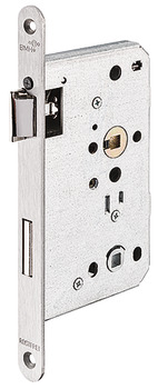 Mortise lock, for hinged doors, BMH 450, grade 4, bathroom/WC