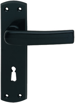 Rim lock, for hinged doors, cipher bit