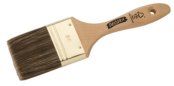 Flat brush, For varnishes, strength 10, surface products, varnish brush