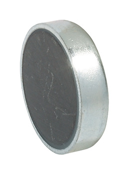 Magnetic catch, pull 4.0 kg, for glue fixing, for metal cabinets