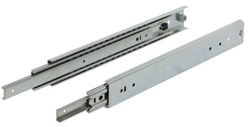 Ball bearing runners, Full Extension, Load Bearing Capacity Up To 129 Kg, Steel