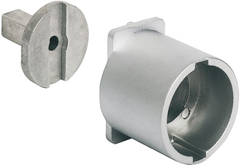 Lock rosette, for espagnolette lock 30 mm modular system