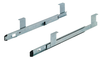 Ball bearing runners, Shelf and drawer runners, single extension, load bearing capacity up to 25 kg