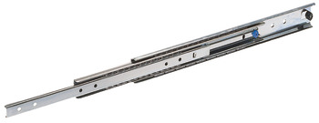 Ball bearing runners, full extension, Accuride 5321 DS, load-bearing capacity up to 160 kg, stainless steel, side/surface mounting