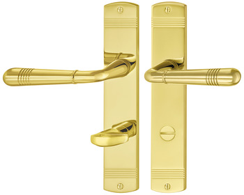 Door handle set, brass, Jatec, Montparnasse S 416/354