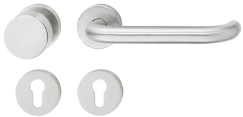Door handle set, stainless steel, Startec, PDH4105