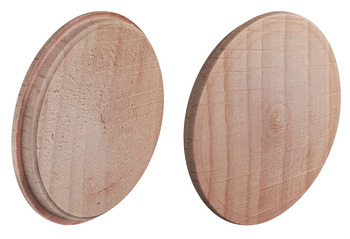 Cover cap, Solid wood untreated, for blind hole ⌀ 35 mm