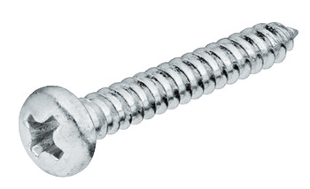 Sheet metal screw, PH cross slot, raised head
