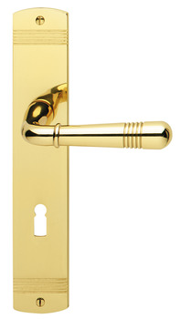 Door handle set, brass, Jatec, Montparnasse S 416/354