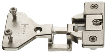Architectural hinge, Aximat 100 A, for half overlay mounting, 6 mm gap