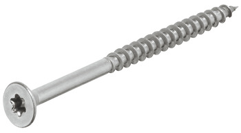 Chipboard screw, Hospa, stainless steel, countersunk head, TS, fully or partially threaded