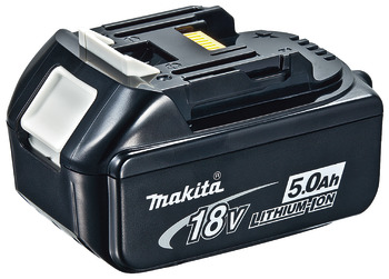 Rechargeable battery pack, Makita BL1840B/1850B/1860B, for power tools and machines with 18 V rechargeable battery pack