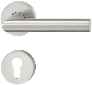 Door handle set, stainless steel, Startec, PDH5103, rose