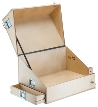 High quality tool and workshop box, wood