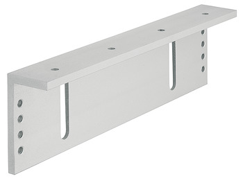 Mounting bracket, L-shape, for outwards opening doors